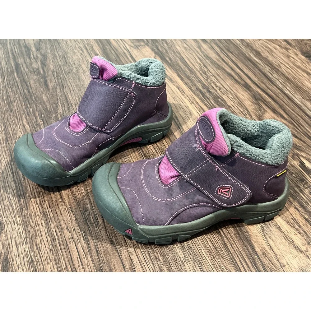 KEEN Kootenay WATERPROOF Sherpa LINED SNOW Boots Kids 3 ❄️